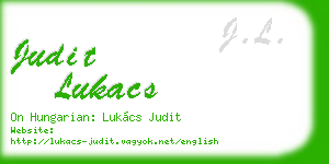 judit lukacs business card